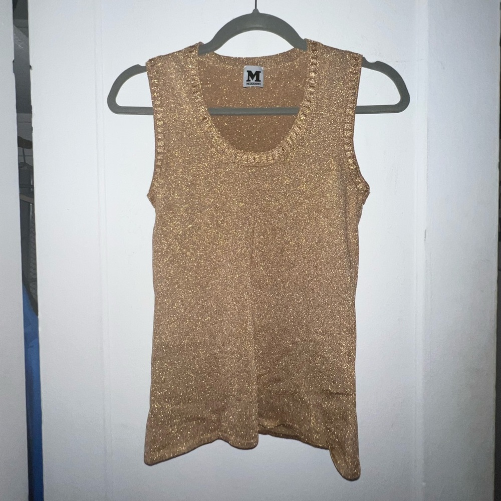 Missoni metallic tank